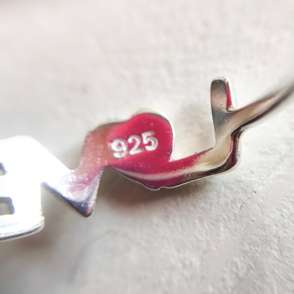 Love Midi Ring ( 925 Sterling Silver ) - Picture 5 of 5